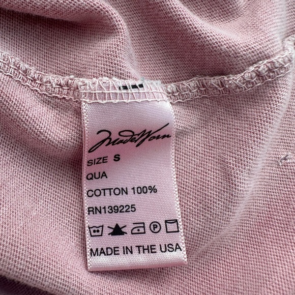 Madeworn Crop Tee Petal Small - Picture 2 of 2